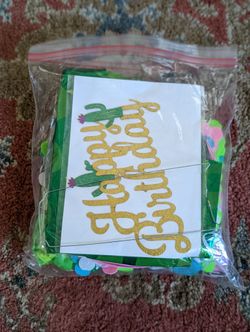 Cactus Theme 1st Birthday Party Decor