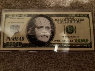 Pinhead $100 Bill