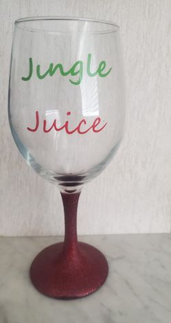Glitter Wine Glasses