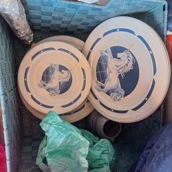 Unicorn Plated And Sugar Pots
