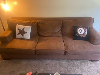 Couch brown 7 ft