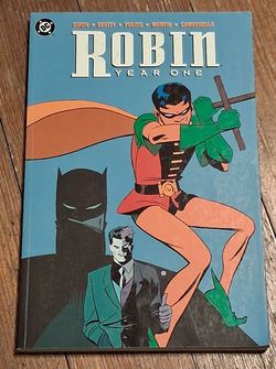 Robin Year One Paperback Comic Book DC Two Face Batman