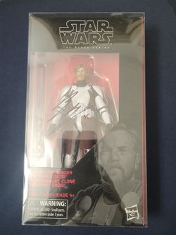 Obi wan kenobi  Autograph  Altheniated signature