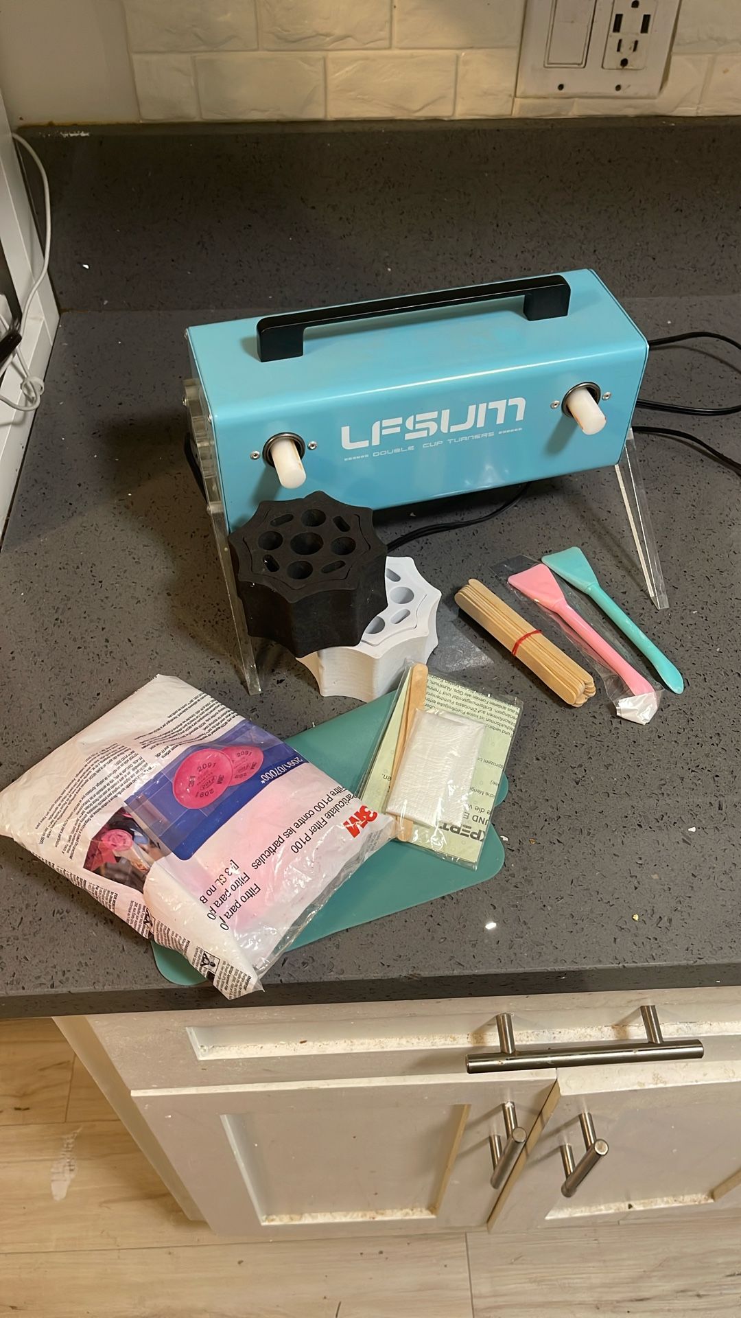turner for resin tumbler making