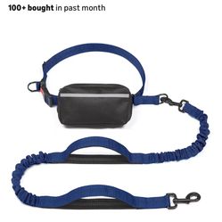 Hands Free Leash With Zipper Pouch For Dog  / Correa De Perro Manos Libres Con Bolsa