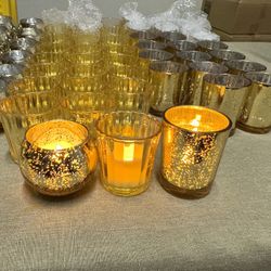 Candle Votives With Candles 