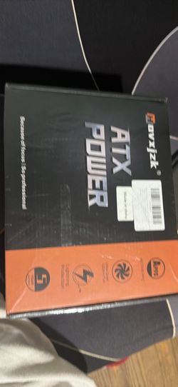 Hovxjzk ATX 500W PC Power Supply, 80 Plus Bronze Certified, Non-Modular Active PC Power Supply with Auto-Thermally Controlled 120mm Fan