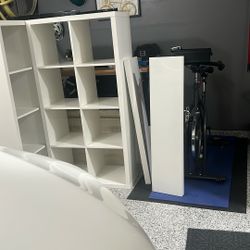 2 IKEA Bookshelf And 2 IKEA Wall Shelves 