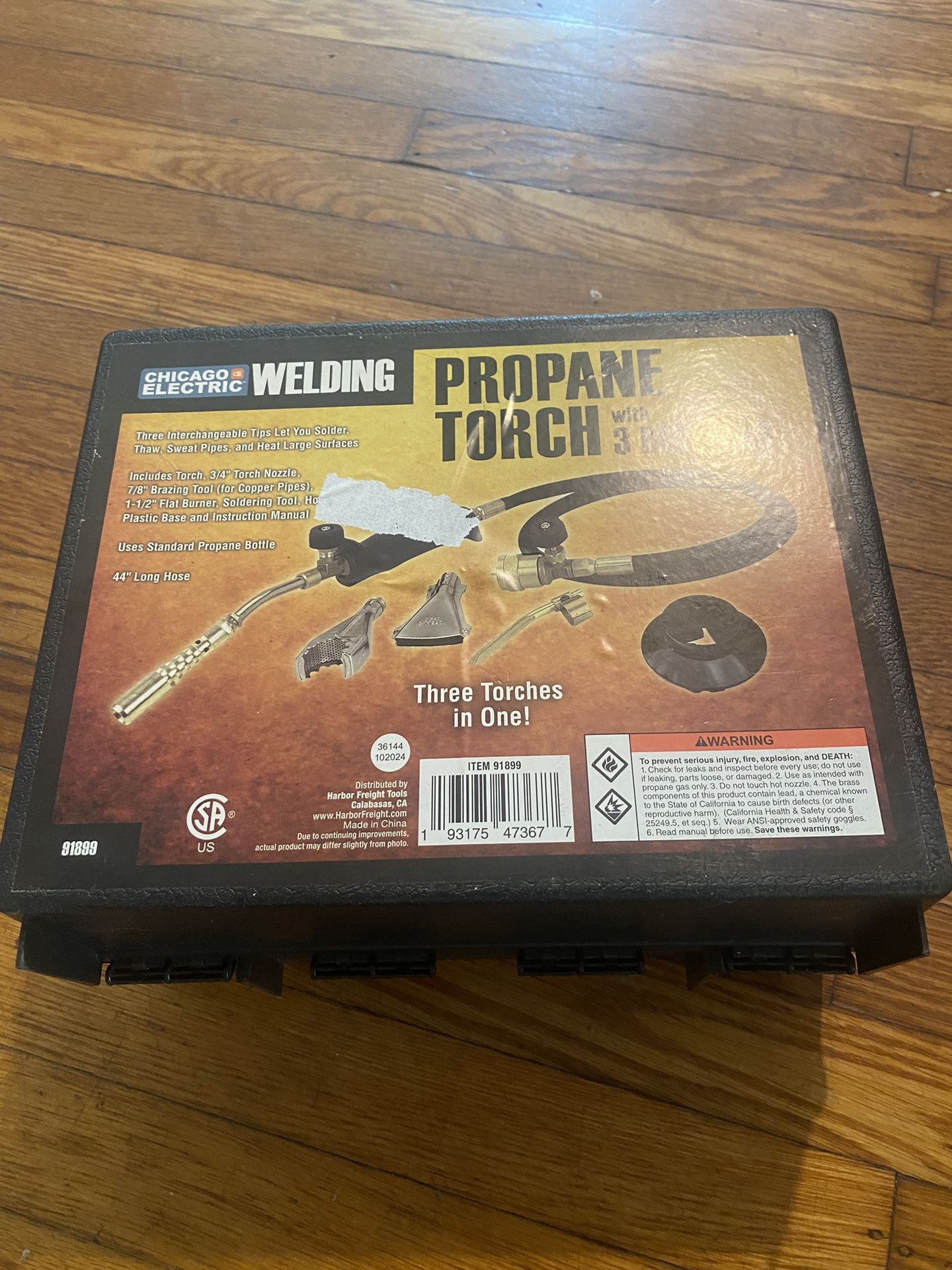 Propane Torch With 3 Burners