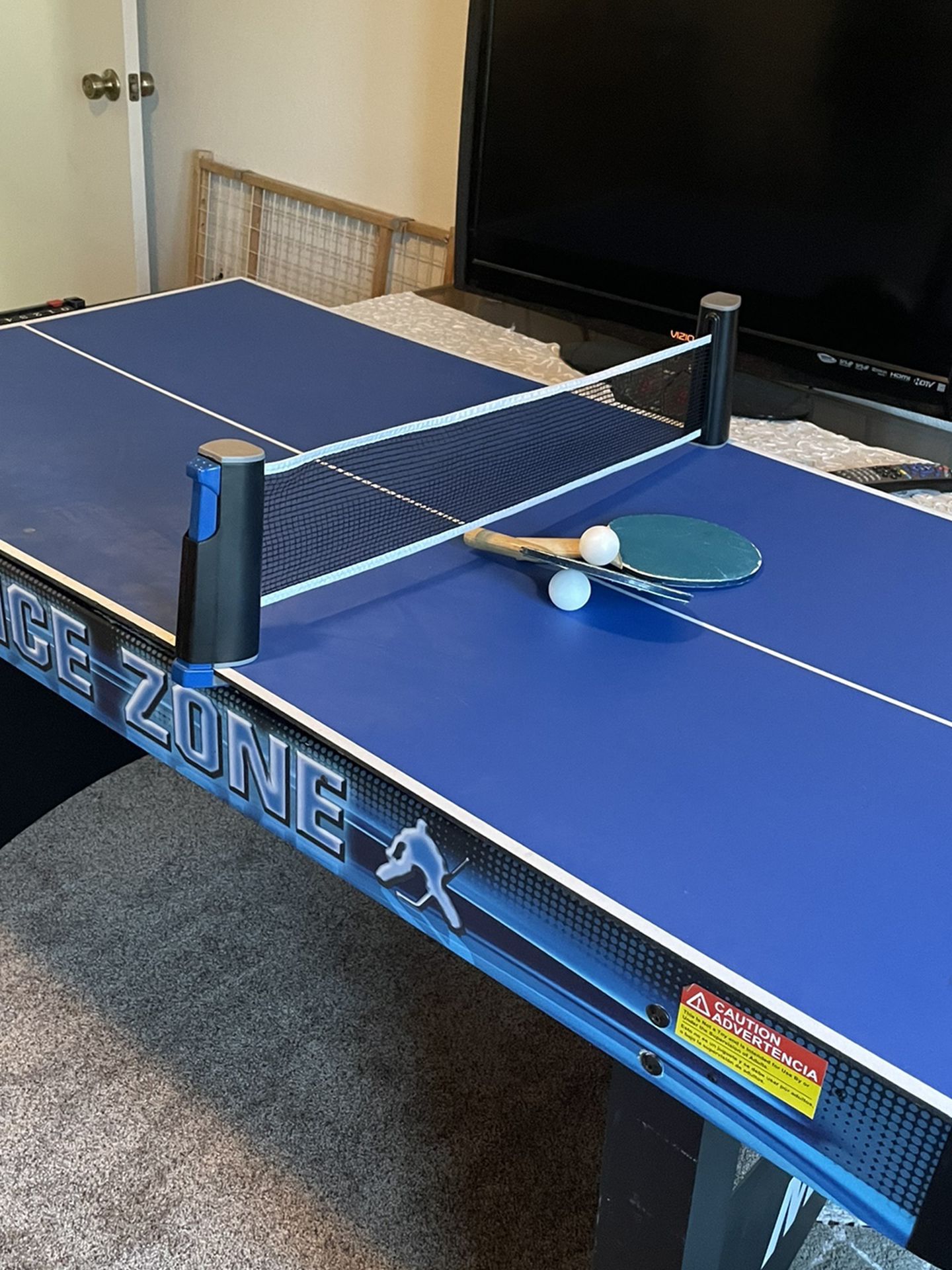 Ping Pong /Air Hockey 2 In 1 Table
