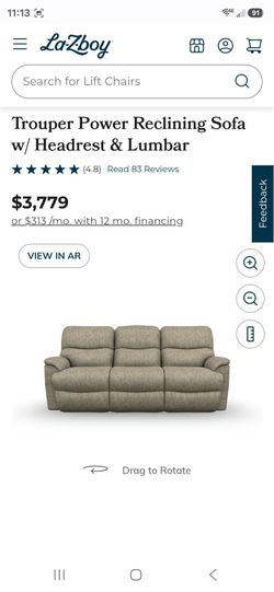 Like New Lazyboy Reclining Couch