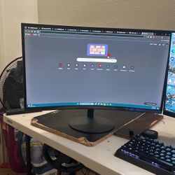 Samsung 27” Curved monitor 75hz