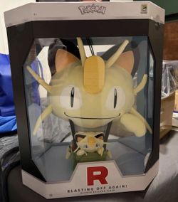 SDCC 2026 Exclusive Jazwares Pokemon – Blasting Off Again! Meowth Plush New