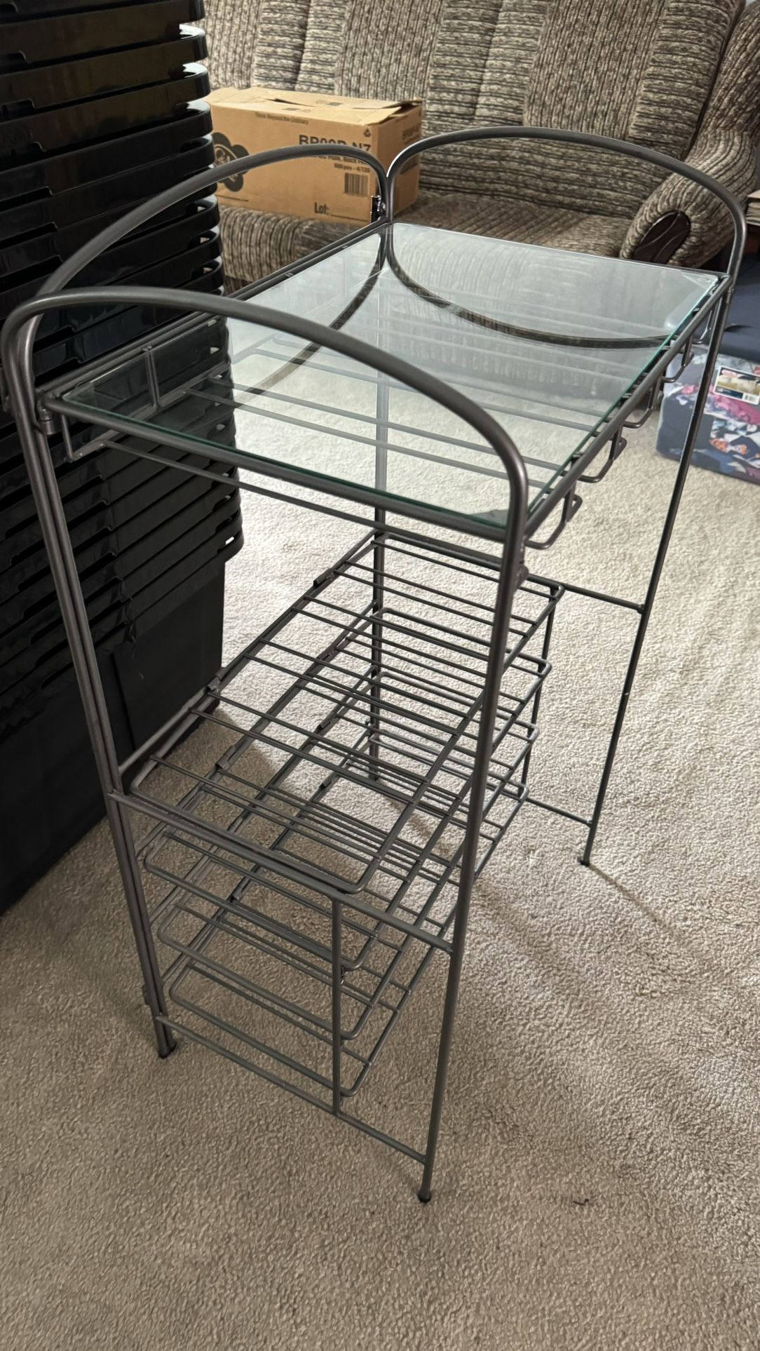 Beautiful Glass Wine Rack