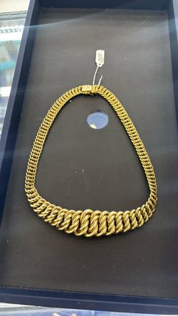 10K YG Twisted Rope Chain 60.4grams 14in