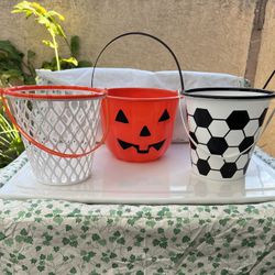 Halloween Candy Buckets