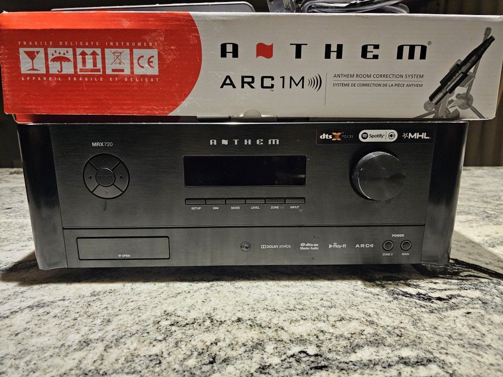 Anthem MRX 720 11.2 Channel Home Theater Receiver Atmos With ARC kit