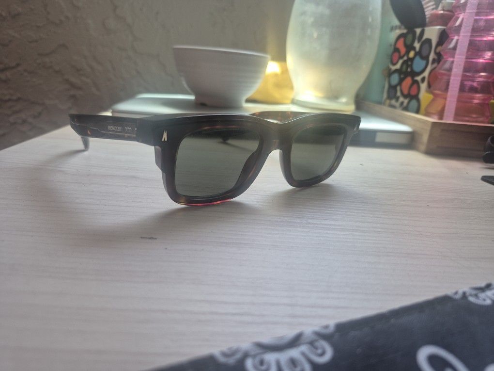 Moncler Claro Tortoise Frames Green Lenses