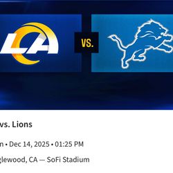 LA Rams vs Detroit