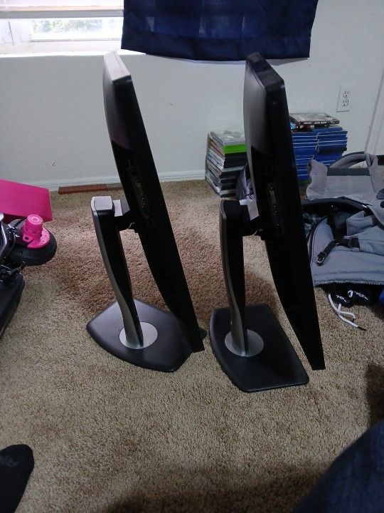 2 Dell Monitor Good Condition  No Cords  