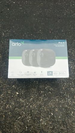 Arlo Pro 4 2k 3 Wire Free Indoor/outdoor Cameras 
