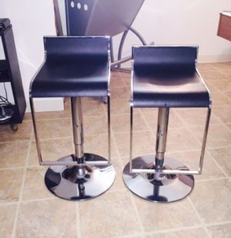 Two Hydraulic Bar Stools!