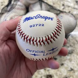 MacGregor Cork & Rubber Core Baseball 9"- 5 OZ 92722 - 12 baseballs