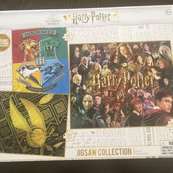 Wizarding World Harry Potter Jigsaw Puzzles Set Of 3 NEW In Sealed Box