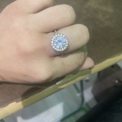“Size 10 halo-style ring from Piercing Pagoda