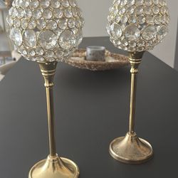 Crystal Candle Holders