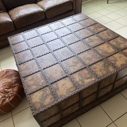 Coffee Table Very Nice With Doors 150.00
