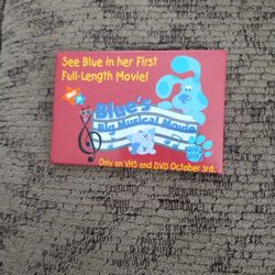 2000 Blue Big Musical Movie 3" 1/4" Pin