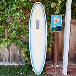 6’6 “Blue” Midlength Surfboard Egg Surf Board (not Channel Islands Ci Mid Stewart Bing Hank Warner G and S soft top long board fish)