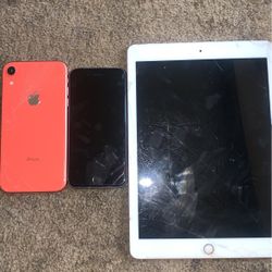 iPhone XR iPhone 8 And iPad Pro Used For Parts Only 