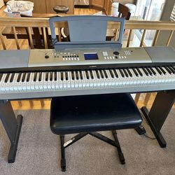 Yamaha-YPG-625-Digital-Piano–Weighted-Keys+Bench+Pedal