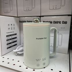 Portable Electric Kettle Travel Small Stew Pot Mini Cooker Water Boiler with Temperature Control