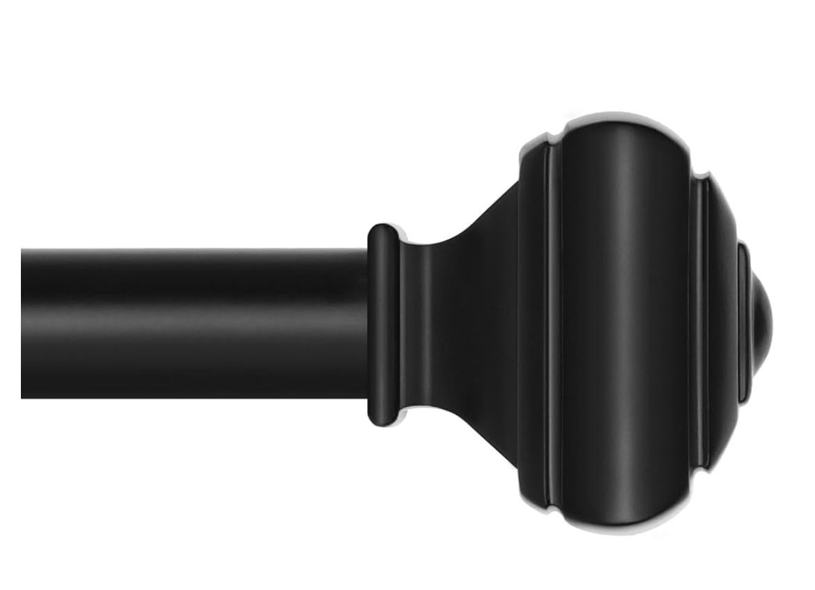 New Decorative Black Curtain Rod