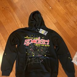OG SPIDER HOODIE Black X Pink “sp⭐️der”