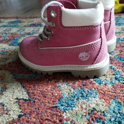 Girls Pink Tims 