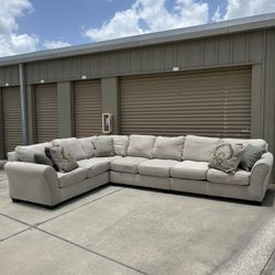 Beige sectional Couch