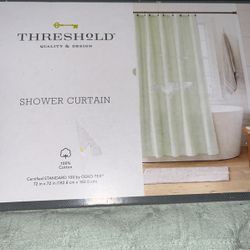 Threshold Shower Curtain