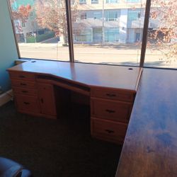 Desk and CREDENZA - Free