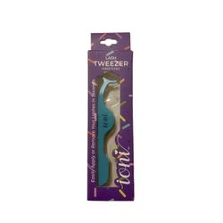 Ioni Tweezers False Eyelash Extension - Turquoise Color - Lash Applicator Tool