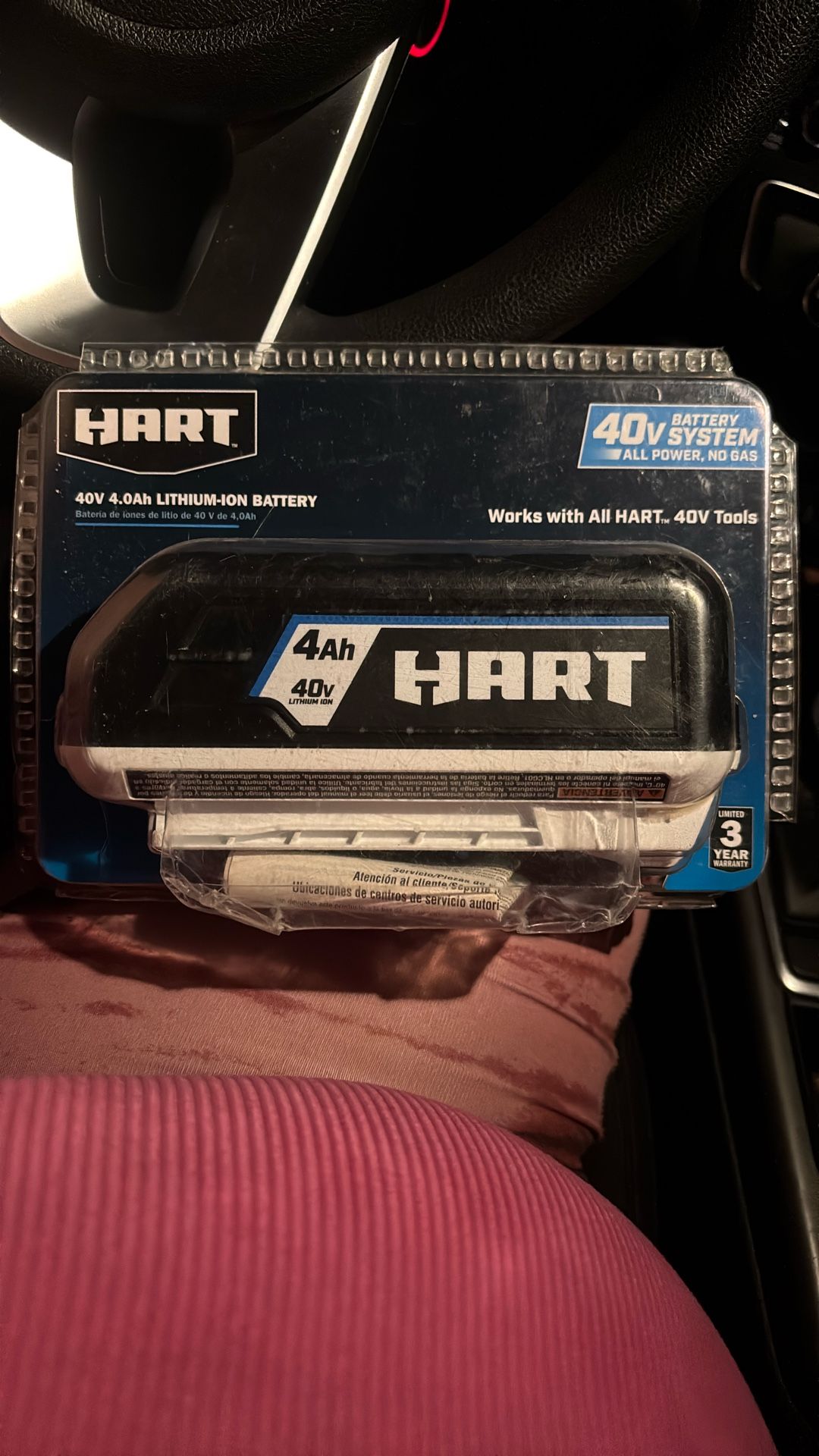 Hart 40 V Batterie