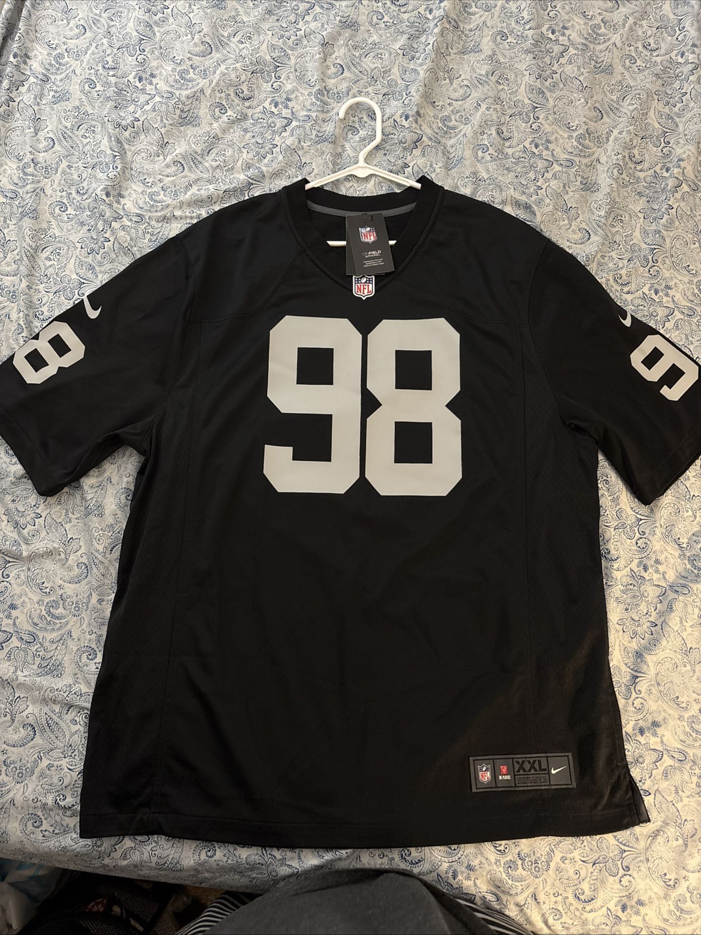 Maxx Crosby Las Vegas Raiders #98 Size XXL Nike On The Field Jersey