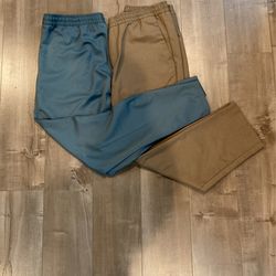 2 Pack H&M mens dress pants brown and blue