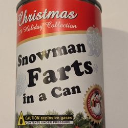 🤣 Gag Gift Snowman Farts In A Can