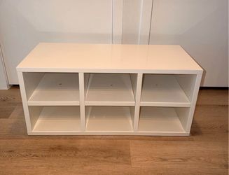 CB2 Slice White Hi-Gloss 6-Cube