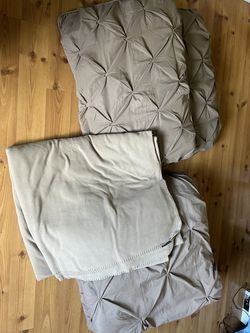 Bed comforter/ cover, Blanket , And Two Pillows