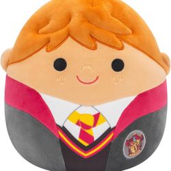 Squishmallows Original Harry Potter 10-Inch Ron Weasley Plush - Medium-Sized Ultrasoft